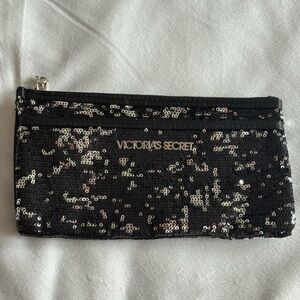 Victoria's Secret Sparkling Black Sequin Wristlet